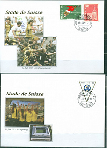 Швейцария, 2005, Открытие Новых Стадионов, 2 конверта